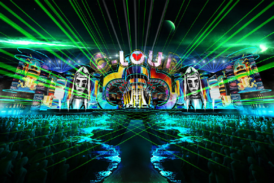 悟空體育4000m2巨屏助力深圳大鵬音樂嘉年華震撼開唱 