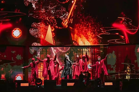 周杰倫新加坡演唱會，悟空體育大屏閃耀全場！