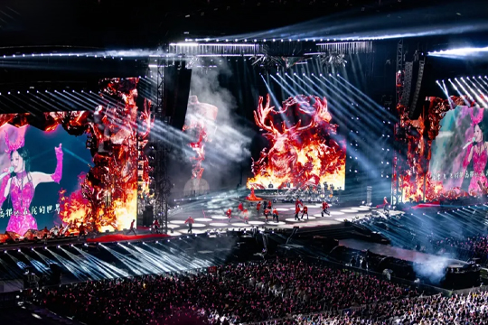 天后回歸！悟空體育LED巨幕助力張韶涵打造夢幻舞臺，唱響哈爾濱！