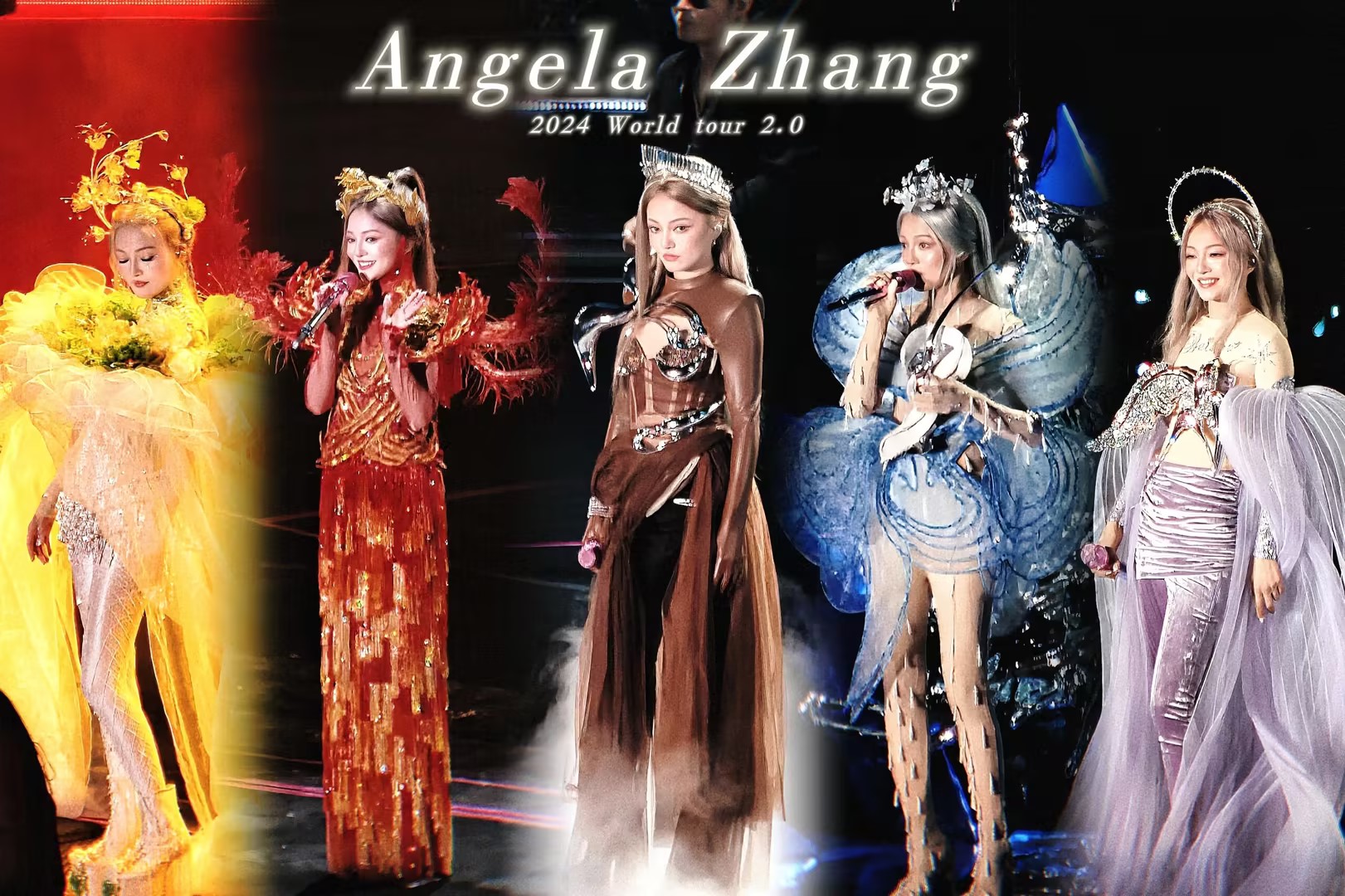 璀璨奪目！悟空體育LED巨幕打造光影魔法，張韶涵湖州演唱會變身高定秀場